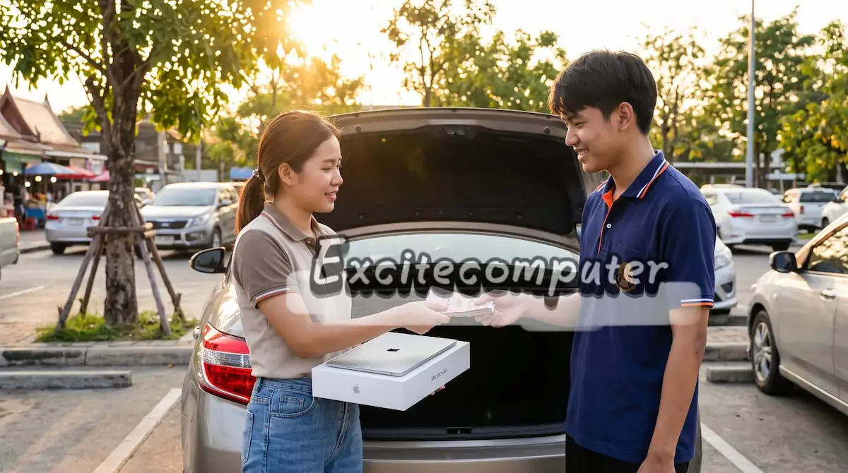 รีวิว รับซื้อโน๊ตบุ๊ค MacBook Air M1 สภาพนางฟ้า อ.ลำพูน