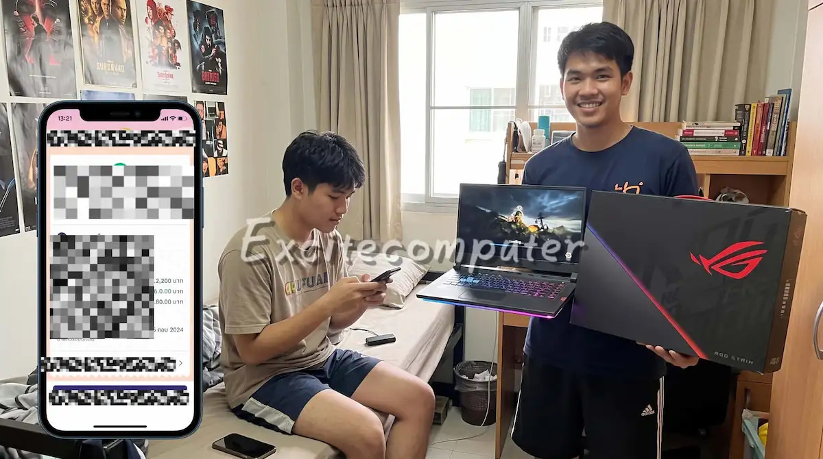 รีวิวผลงานการ รับซื้อ Notebook ROG Strix G15 ย่านแม่โจ้
